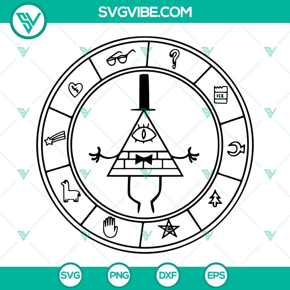 Bill Cipher SVG, Gravity Falls PNG DXF EPS Files For Cricut Bill Cipher from Gravity Falls SVG images in PNG, DXF, and EPS formats for Cricut crafting. Perfect for fans of the show.