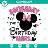 Disney Birthday Girl Mouse SVG bundle featuring It's My Birthday SVG file, ideal for birthday celebrations and crafts, includes Minnie Mouse ears and bow.
