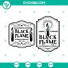 Black Flame Candle Company SVG featuring Sanderson Sisters for Halloween festivities.