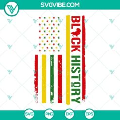 Black History American Flag SVG Images, African American People SVG Download