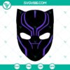 Black Panther mask SVG files for Black Panther 2. Digital design for crafts.