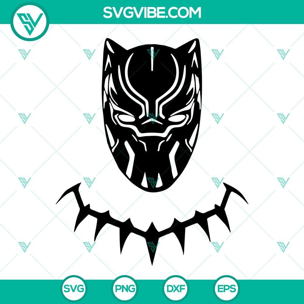 Black Panther SVG File Instant Download Black Panther SVG files, ideal for crafting projects. Instantly downloadable, high-quality design elements for fans.