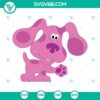 Blue’s Clues Magenta character in SVG, DXF, EPS, PNG formats for Cricut, Silhouette, vector design.