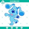 Blue's Clues SVG Files featuring Dog Blue character for instant download. Perfect for crafts, cutting machines, and DIY projects.