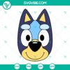 Bluey and Bingo cartoon characters SVG bundle for Disney fans, with PNG and DXF downloads.
