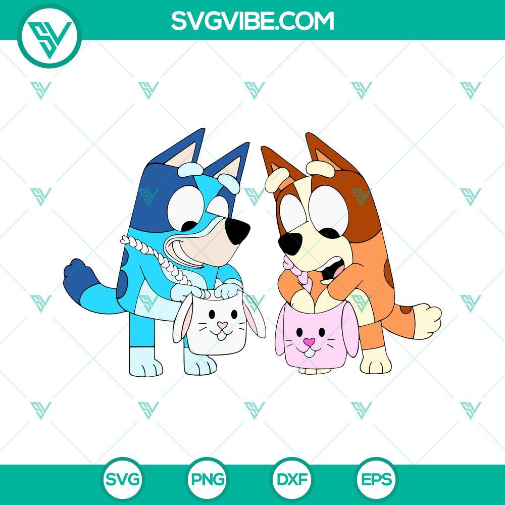 bluey-and-bingo-with-easter-basket-svg-easter-bunny-svg-cute-easter-aussie-heeler-svg-bluey-easter-day-svg-png-dxf-eps-2-mockup.jpg Bluey and Bingo Easter SVG images with Easter basket and bunny, cute and playful design.