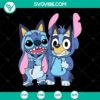 Bluey and Stitch SVG files for cosplay, featuring a funny cartoon design. Download now for your creative projects!