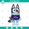 Bluey Baltimore Ravens SVG File ideal for Cricut, with diverse file formats such as PNG, DXF, and EPS. Perfect for crafting and fan projects.