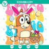 Bluey Bingo Bunny Easter SVG Cricut with Easter Eggs, perfect for crafting.