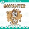 Bluey Bingo Heeler machine stitch embroidery design for daughter, featuring adorable character pattern. Ideal for sewing projects.