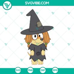 Bluey Friends Halloween SVG File Bundle, Bluey Witch SVG Images, Vampire 10