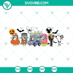 Bluey Halloween SVG File, Bluey Characters SVG Files, Bluey SVG Images, Halloween 9
