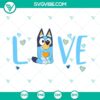 Bluey themed SVG images for birthday celebrations and adorable Blue Heeler puppy designs from Disney. Perfect for crafting projects.