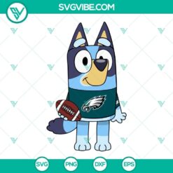 Blue Philadelphia Eagles themed SVG images for crafting, including PNG, DXF, and EPS formats for Cricut.