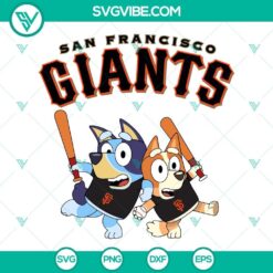 Blue San Francisco Giants baseball team logo design in SVG, PNG, DXF, and EPS formats.