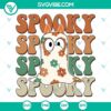 Bluey Spooky SVG images featuring Bingo and Floral Ghost for Halloween, available for download. Quirky and fun design.