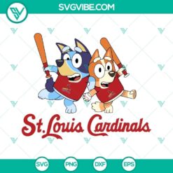 Blue St Louis Cardinals baseball team logo in SVG PNG DXF EPS format.