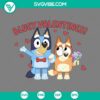 Bluey and Bingo Valentine's Day themed SVG file perfect for crafting. Download in PNG format.