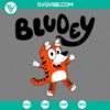 Bluey Who Dey Cincinnati Bengals mascot SVG images for fans.