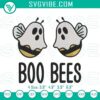 Boo Bees Ghost Halloween embroidery designs with playful Halloween digital pattern, ideal for spooky crafts and decorations.