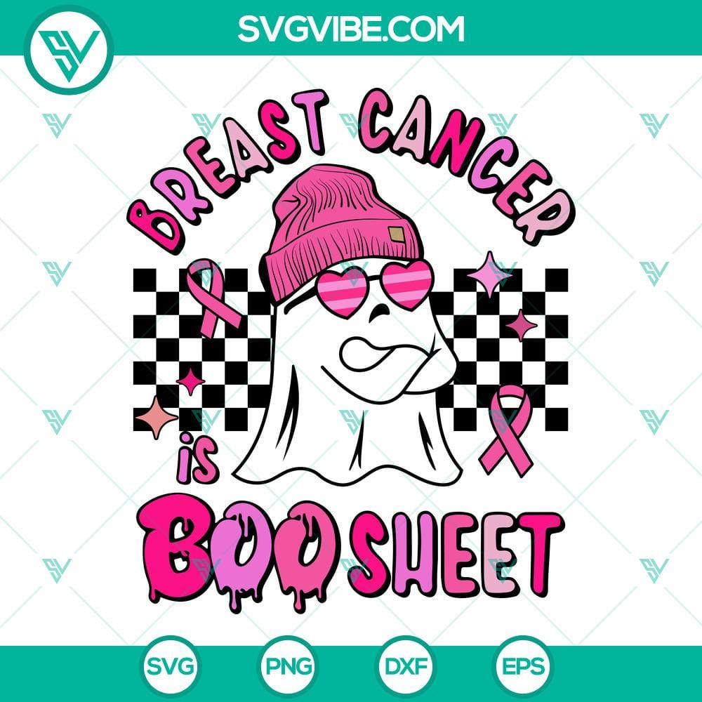 boo-ghost-breast-cancer-awareness-svg-bundle-breast-cancer-is-boo-sheet-svg-pink-vibes-svg-10-mockup-1.jpg Boo ghost breast cancer awareness SVG files bundle with breast cancer is text on black background.=msg focusing on breast cancer awareness.