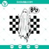 Spooky Boo ghost giving the middle finger offensive gesture - SVG download for Cricut crafters.