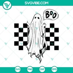 Spooky Boo ghost giving the middle finger offensive gesture - SVG download for Cricut crafters.