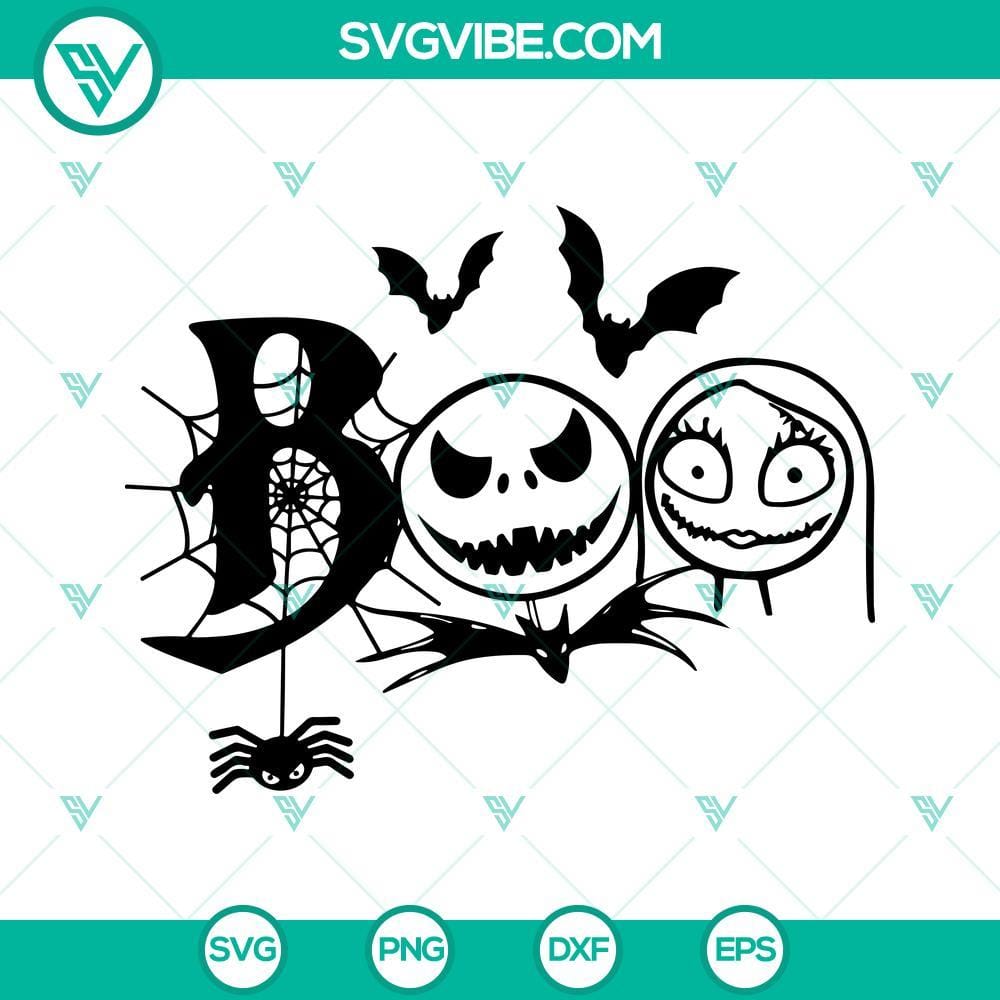 boo-jack-and-sally-svg-boo-svg-jack-skellington-svg-nightmare-before-christmas-svg-7-mockup.jpg Boo Jack and Sally SVG images with Jack Skellington and Nightmare theme, ideal for Halloween crafts.