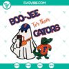 Boo Jee Gators Ghost SVG design for Florida Gators Halloween theme, perfect for spooky season vibes.