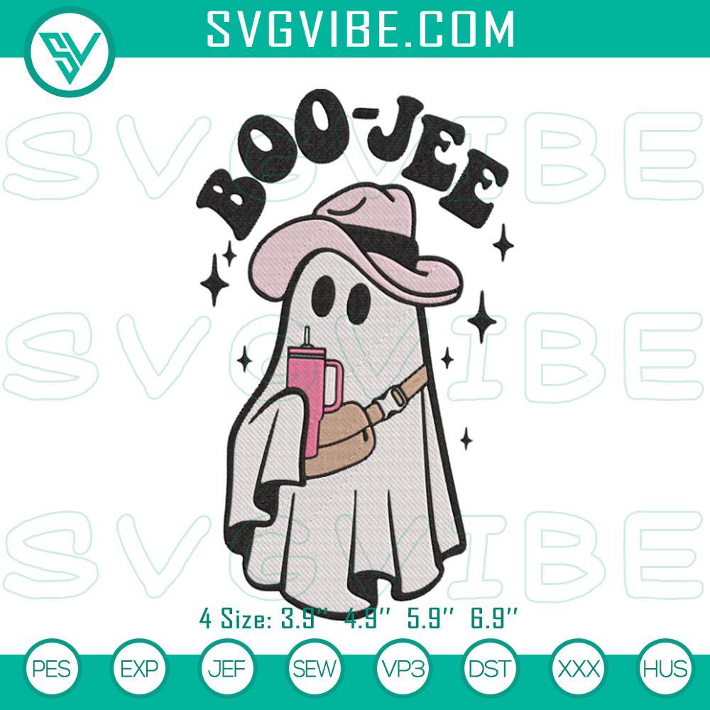 Boo Jee Halloween Embroidery Designs Boo Jee Halloween embroidery designs featuring trendy ghost pattern in multi-format.