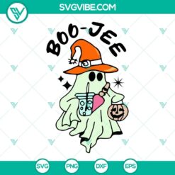 Boo Jee Stanley Tumbler SVG files with Boo Jee Ghost Bundle for download in PNG, DXF, and EPS formats, perfect for Halloween crafts.