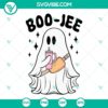 Boo Jee ghost SVG file download for Halloween, spooky and fun design.