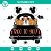 Boo To You SVG File featuring Pumpkin Mouse Head design, perfect for Cute Halloween Shirts - Download Now!
