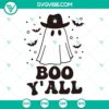 Western ghost SVG with cowboy hat and boots for Halloween decorations. Perfect for crafts and DIY projects.
