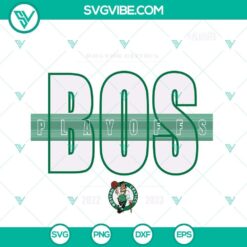 Boston Celtics 2023 NBA Playoffs SVG and PNG files for download. Basketball team logo and graphics for digital use.