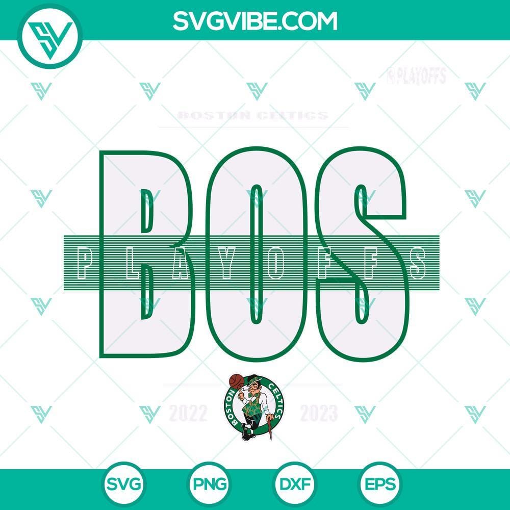 Boston Celtics Playoffs 2023 NBA SVG, 2023 NBA Playoffs SVG PNG DXF EPS Boston Celtics 2023 NBA Playoffs SVG and PNG files for download. Basketball team logo and graphics for digital use.