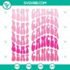 Breast Cancer SVG Files with 'Beat Cancer' design, ideal for Breast Cancer Awareness projects. Bold and empowering design elements.