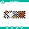 Halloween-themed Libbey Can Glass SVG file featuring a GHOST design, 16 oz capacity. Ideal for Halloween crafts and decorations.