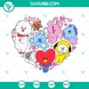 BTS SVG design featuring BTS Army and Friends theme for crafting projects and fan merchandise.