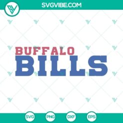 Buffalo Bills bundle SVG download for buffalo football fans, including Bills SVG files in PNG format.