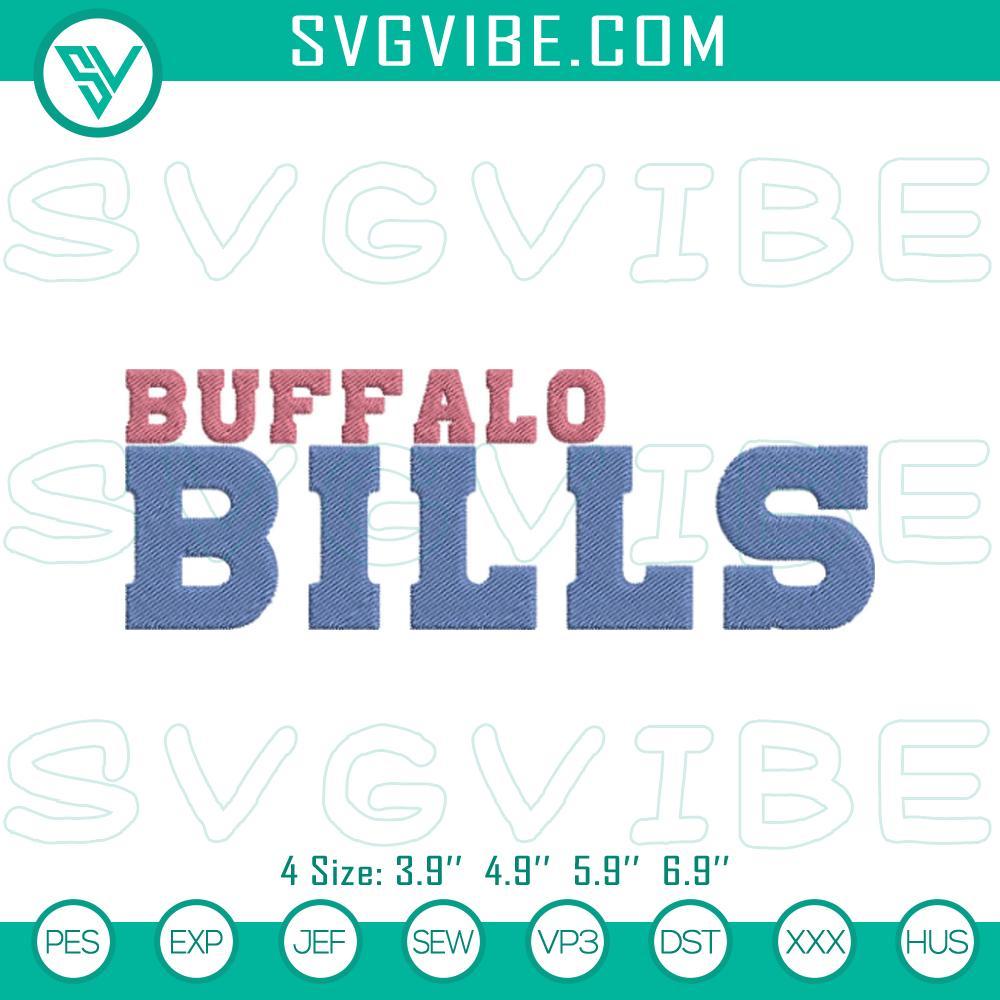 Buffalo Bills Nfl Football Embroidery Design Files Buffalo Bills NFL football embroidery design with official team sports pattern, ideal for fans and sports enthusiasts.