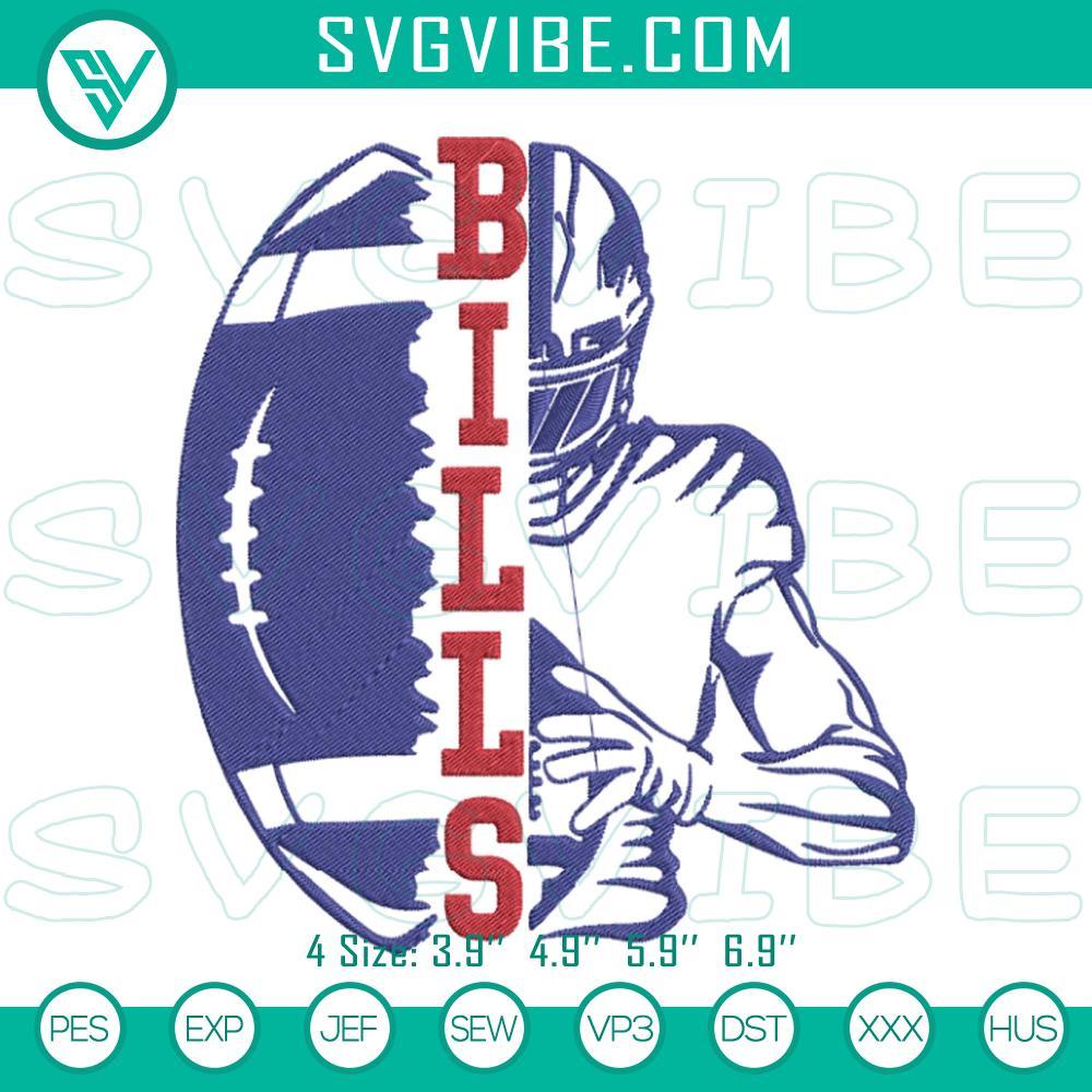 Buffalo Bills Players Embroidery Design Files NFL Buffalo Bills players embroidery file, instant download design for fans.