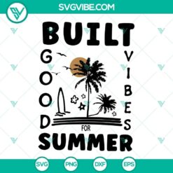 Trendy summer SVG files featuring good vibes quotes and funny trends. Perfect for crafting projects.