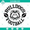 University of Georgia Bulldogs football team logo SVG design with team mascot.