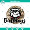 Bulldogs SVG images with Georgia Bulldogs logo. Ga Bulldog SVG file design for fan apparel.