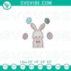 Bunny Easter Eggs Embroidery File, perfect for holiday crafts, includes adorable bunny and Easter egg design elements.