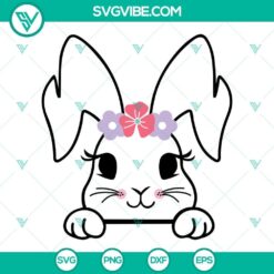 Bunny Face SVG Images Bundle, Bunny Svg, Peek A Boo Bunny SVG Download, Bunny 3