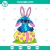 Easter bunny and egg SVG design from Lilo and Stitch holiday collection for download.
