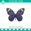 Butterfly wings embroidery file with intricate pattern for digital use.