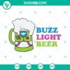 Funny Buzz Lightyear inspired beer-themed SVG file perfect for craft projects and DIY beer-themed designs. Ideal for beer lovers and fans of the iconic character.